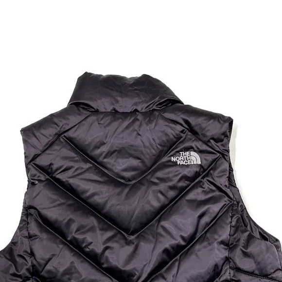 The North Face Aconcagua 550 Down Vest Womens Small Purple Quilted Zip Puffer - Picture 11 of 12